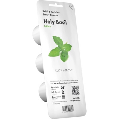 Click & Grow Семена Click and Grow - Свeщен босилек Тулси, 3 пълнителя (SGR66X3)