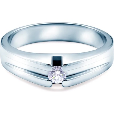 SAVICKI Годежен пръстен savicki: бяло злато, диамант