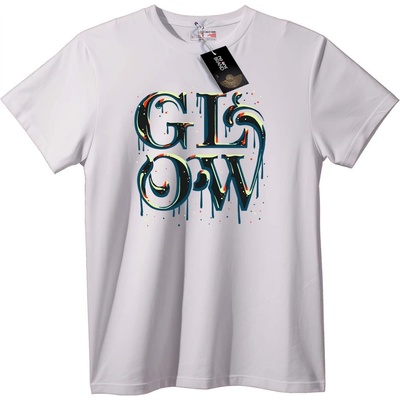 NOONEBRAND Тениска Светещо Арт - 2XL, White