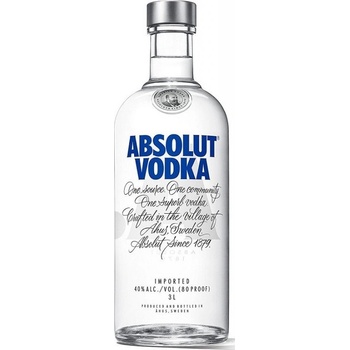 Absolut 3 l (holá láhev)