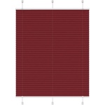 vidaXL Плисирана щора Бордо червено 105x150 cm Ширина на плата 104, 4cm (4015246)
