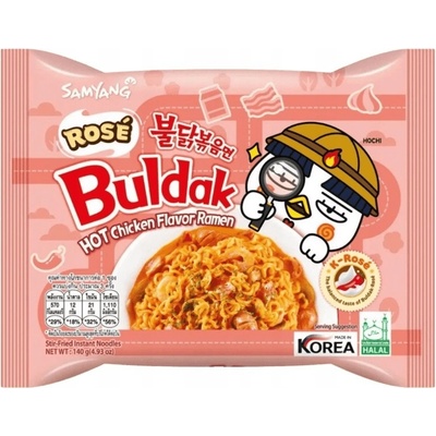 Samyang Buldak Rosé pálivé kuřecí nudle 140 g – Zboží Dáma