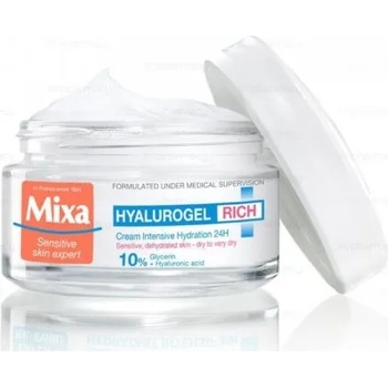 Image 1 of Mixa Hyalurogel Rich хидратиращ крем за лице 50мл
