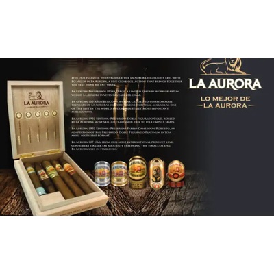 Lo Mejor de La Aurora Wooden box Sampler 5 ks
