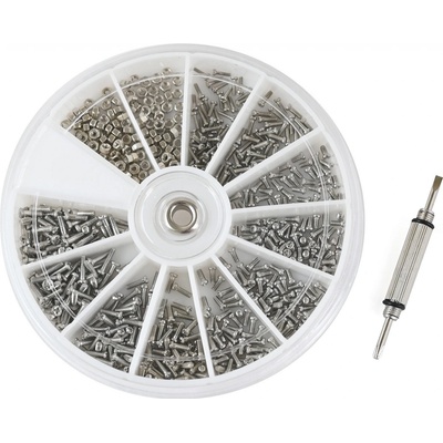 Sada šroubů do brýlí a hodinek M1-M1,6 – Sleviste.cz