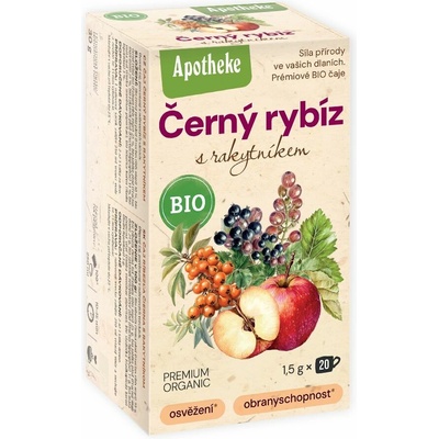 Phoenix Bio Černý rybíz s rakytníkem čaj 20 n.s.