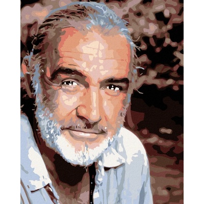 Diamondi Diamantové malování SEAN CONNERY 40 x 50 cm vypnuté plátno na rám