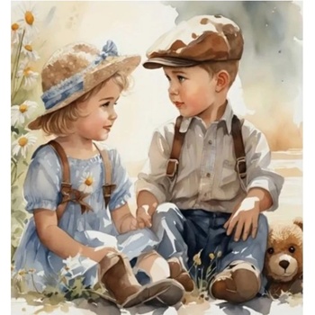 Norimpex - Puzzle Diamant painting: Friendship 30x40cm - 1 - 39 piese