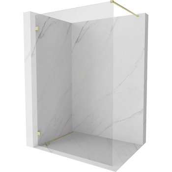 Mexen Lunar душ преграда Walk-in лява 110 x 200 cm, прозрачна 8 мм, златна матирана - 830-110-000-55-00-L (830-110-000-55-00-L)