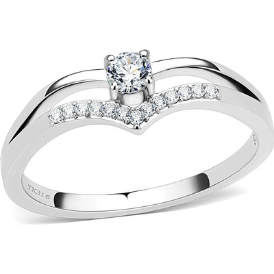 Mabell Dámský prsten z chirurgické oceli REESE CZ221DA030 9C45