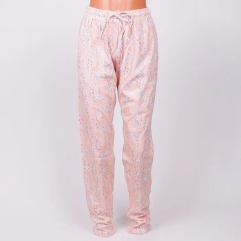 Image 1 of Пижама - дълъг панталон в бледооранжев цвят с нежни цветя