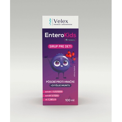 Velex EnteroKids sirup pre deti od 6 mesiacov 100 ml