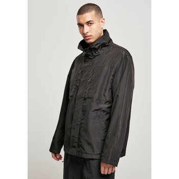 Urban Classics Мъжка ветровка в черен цвят Urban Classics Double Pocket Nylon Crepe Jacket UB-TB4393-00007 - Черен, размер XL