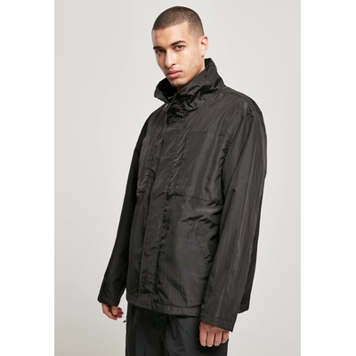 Urban Classics Мъжка ветровка в черен цвят Urban Classics Double Pocket Nylon Crepe Jacket UB-TB4393-00007 - Черен, размер XXL