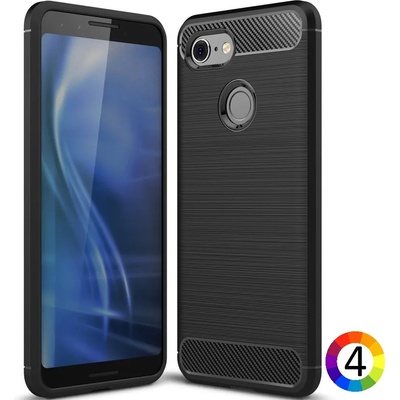 Google Pixel 3 Carbon Fiber Калъф и Протектор