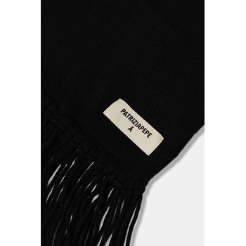 Patrizia Pepe Шал с вълна Patrizia Pepe в черно с изчистен дизайн 8F0067 K287 (8F0067.K287)