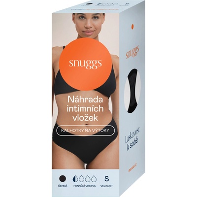Snuggs Každodenní kalhotky černé