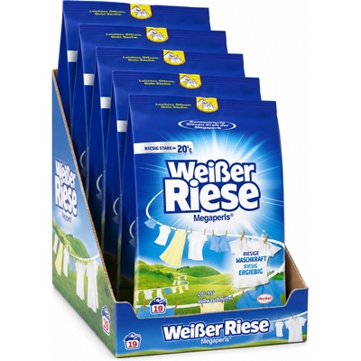 Weisser Riese Megaperls Univerzální prací prášek 5 x 19 PD