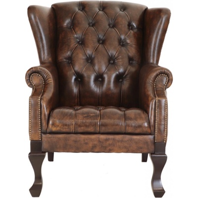 indickynabytek Chesterfield Chester z pravé hovězí kůže whisky