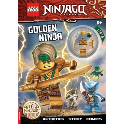 LEGO (R) NINJAGO (R): Golden Ninja Activity Book (with Lloyd minifigure)