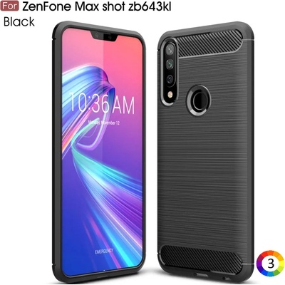 ASUS Zenfone Max Shot ZB634KL Carbon Fiber Калъф и Протектор