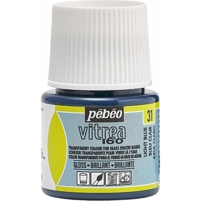 Pébéo Vitrea 160 Barva na sklo Light Blue 45 ml 1 ks