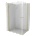 Mexen Mist-F Duo сгъваема лява душ кабина 110 x 80 cm, прозрачна, златна матирана - 8A6-110L-080P-55-00 (8A6-110L-080P-55-00)