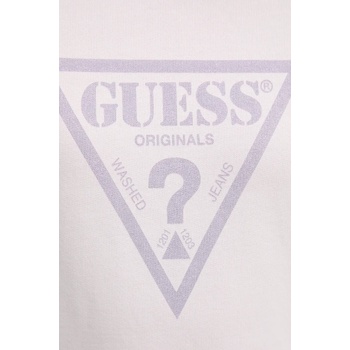 Guess Originals Памучен суичър Guess Originals в лилаво с принт W5GQ03 K68I4 (W5GQ03.K68I4)