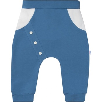 New Baby Dojčenské bavlnené legíny Leggings tmavo modré