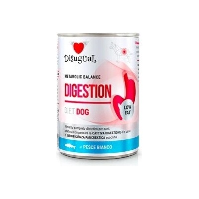 Disugual Intestinal White Fish за кучета с лошо храносмилане и хронична панкреатична недостатъчност, бяла риба 400gr
