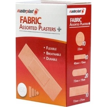 Masterplast Fabric Assorted Plasters náplast mix krabička 50 ks