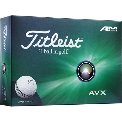 Titleist AVX Full Wrap bílé 12 ks