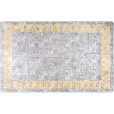 Pure Line Home Килим marsa Сиво и златисто класик