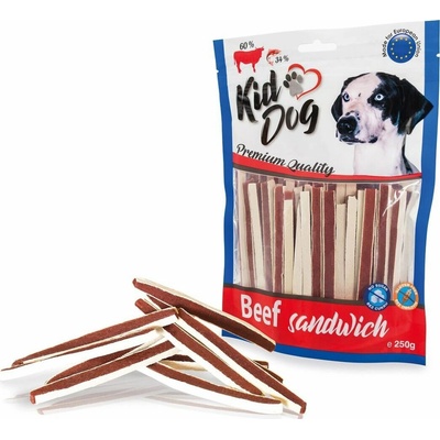 KidDog kachní sendvič s treskou kroucený 250 g