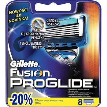 Gillette Ножчета Gillette Fusion ProGlide, 8-Pack, p/n GI-1301208 - Резервни ножчета за самобръсначка (GI-1301208)