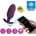 Pretty Love Jefferson Electroshock Anal Plug Global Remote Control Series Purple