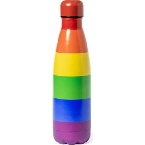  Метална бутилка, цветовете на дъгата - Pride LGBT Heater (D-235561)