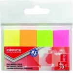 Office Products Индекси 20х50мм 4x50 листа неон