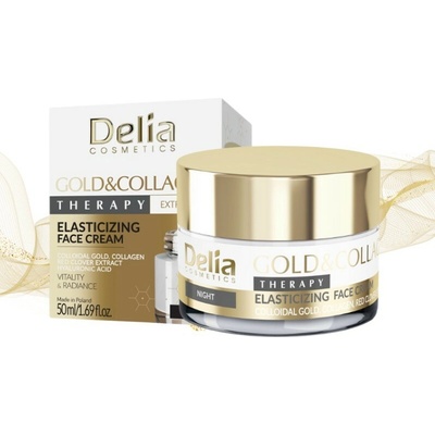 Delia Cosmetics Gold & Collagen Therapy nočný krém 50 ml