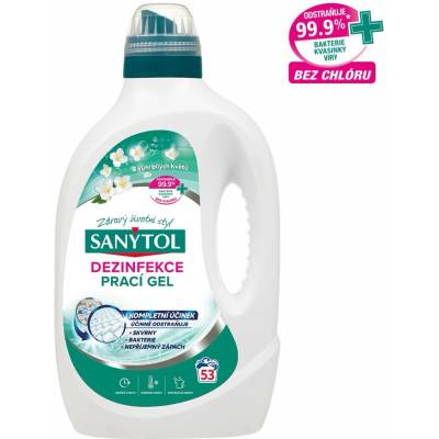 Sanytol prací prostředek Bílé květy 2,65 l 53 PD