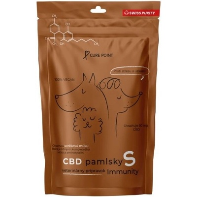 Curepoint CBD pamlsek Immunity S 100 g