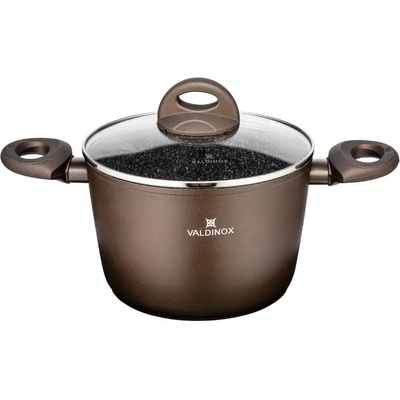 Valdinox Hrnec s poklicí mramorovaný na indukci a plyn Aurum 24 cm 6 l