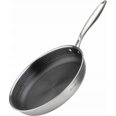 Elitehoff OCELOVÁ PÁNEV 30 CM S VOŠTINOVÝM POVLAKEM E-7550