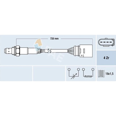 Lambda sonda FAE 77139