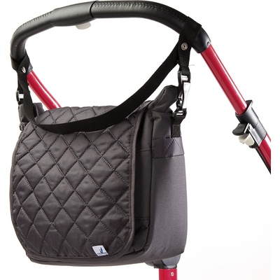 Caretero Капитонирана чанта за количка Caretero - Графит (TEROA-17701)