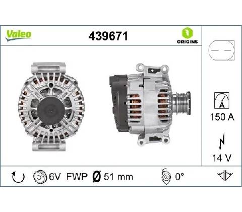 Generátor VALEO 439671