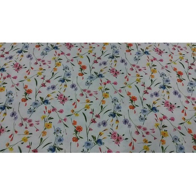 Bavlnená látka JARDINS C multicolor šírka 150 cm