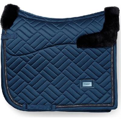 Equestrian Stockholm Podsedlová dečka Vegan Fur crystal blue meadow