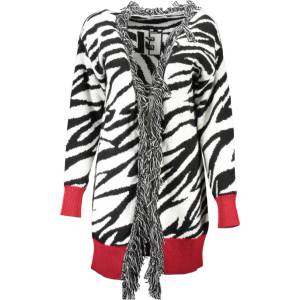 Gaelle paris Дамска жилетка gaelle paris, Цвят Многоцветен (gbd10275_bianco_zebrato)