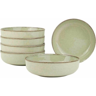 Hermia Svetlozelené porcelánové misky v súprave 6 ks 75 ml